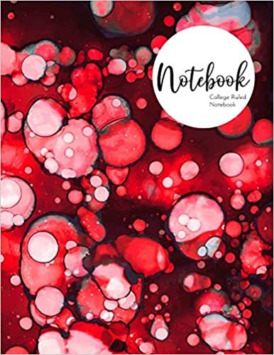 Notebook: College Ruled Notebook - Red indir