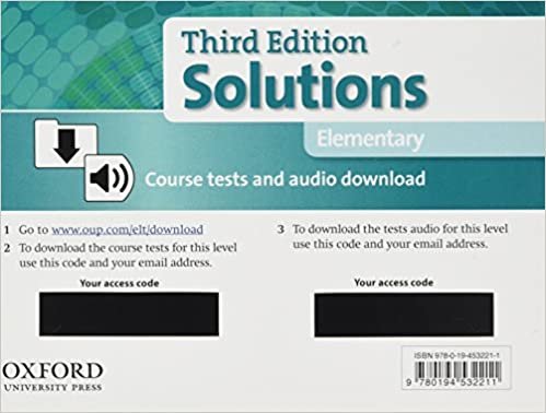 Solutions: Elementary: Course Tests Pack