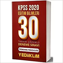 2020 KPSS Eğitim Bilimleri Öğrenme Psikolojisi Tamamı Çözümlü 30 Deneme