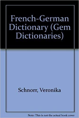French-German Dictionary (Gem Dictionaries)
