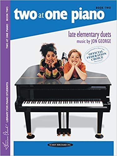 Two at One Piano, Book Two: Late Elementary Duets (Frances Clark Library for Piano Students) indir