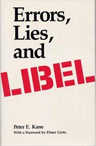 Errors, Lies, and Libel indir