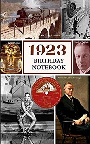 1923 Birthday Notebook: a great alternative to a card indir