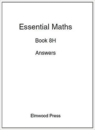 Essential Maths Book 8H Answers