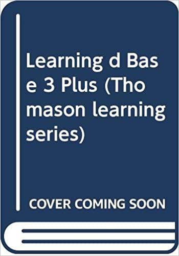 Learning d Base 3 Plus (Thomason learning series)