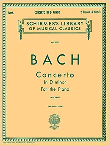 Bach: Concerto in D Minor for Piano (Schirmer's Library of Musical Classics)
