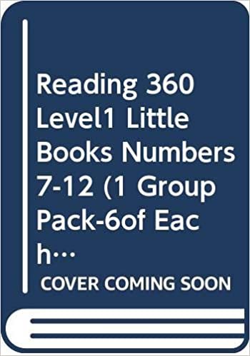 Reading 360 Level1 Little Books Numbers 7-12 (1 Group Pack-6of Each Title ) (NEW READING 360): Little Books, 7-12 - Reception Pack Level 1