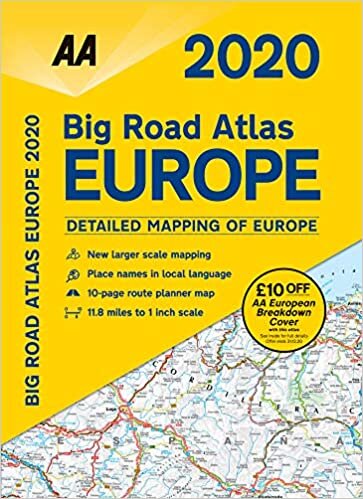 AA Big Road Atlas Europe 2020 indir