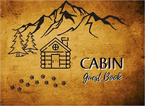 CABIN guest book: Vintage Vacation Home Guest Book Country Cottage vacation rentals, Airbnb, bed and breakfasts, beach houses, guest houses, and more indir
