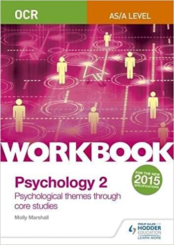 OCR Psychology for A Level Workbook 2: Component 2: Core Studies and Approaches indir