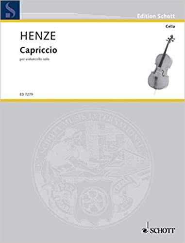 Capriccio: für Violoncello solo. Violoncello. (Edition Schott) indir