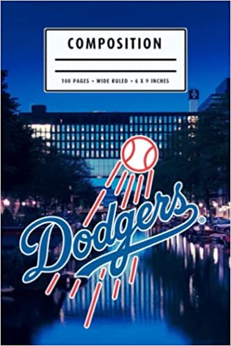 Day Planner Composition Notebook : Los Angeles Dodgers Notebook | Christmas, Thankgiving Gift Ideas | Baseball Notebook #11