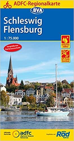 ADFC-Regionalkarte Schleswig Flensburg 1:75.000, reiß- und wetterfest, GPS-Tracks Download: Vergrößerter Kartenausschnitt (ADFC-Regionalkarte 1:75000) indir