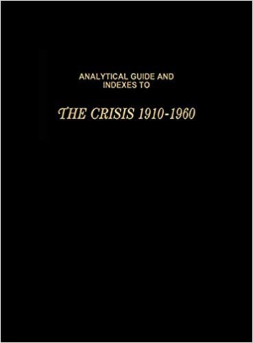 Analytical Guide and Indexes to the Crisis 1910-1960: Vol. 3