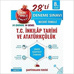 Nartest Yayınları 8. Sınıf T.C. İnkılap Tarihi Ve Atatürkçülük Nar Tanesi 28'Li Deneme Sınavı indir