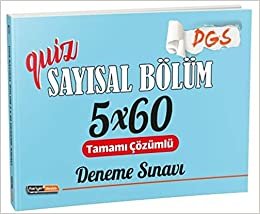 Kariyer Meslek Quiz DGS Sayısal Bölüm 5x60 Deneme Sınavı