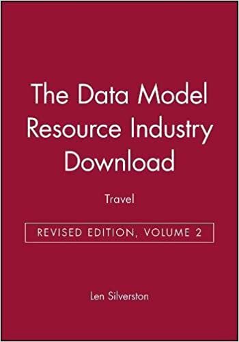 The Data Model Resource Industry Download, Revised Edition, Volume 2: Travel