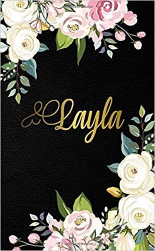 Layla: Pretty 2020-2021 Two-Year Monthly Pocket Planner & Organizer with Phone Book, Password Log & Notes | 2 Year (24 Months) Agenda & Calendar | Floral & Gold Personal Name Gift for Girls & Women