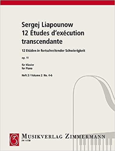 12 Études d'exécution transcendante: No. 4 - 6. op. 11. Klavier.