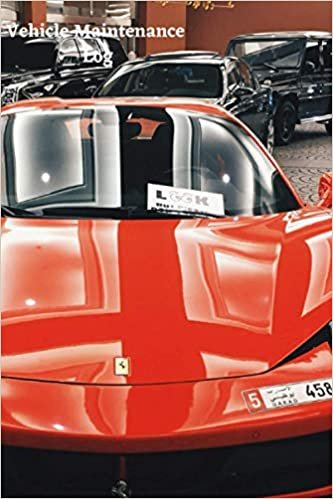 Vehicle Maintenance Log - 100 page - B & W Inside - Glossy Cover: Auto Maintenance Record | Car Repair Record | Car Repair Journal | 300 Entries | VM03