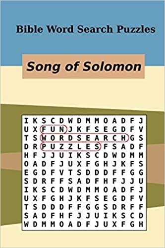 Bible Word Search Puzzles Song of Solomon