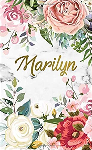 Marilyn: 2020-2021 Nifty 2 Year Monthly Pocket Planner and Organizer with Phone Book, Password Log & Notes | Two-Year (24 Months) Agenda and Calendar ... Floral Personal Name Gift for Girls & Women indir