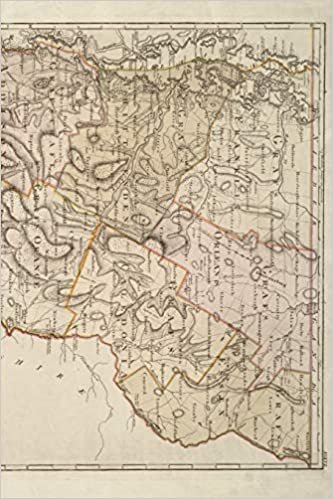 1796 Map of Vermont - A Poetose Notebook / Journal / Diary (50 pages/25 sheets) (Poetose Notebooks) indir