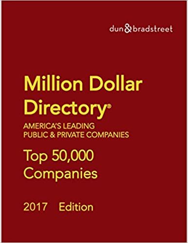 Million Dollar Directory Top 50,000 Companies 2017