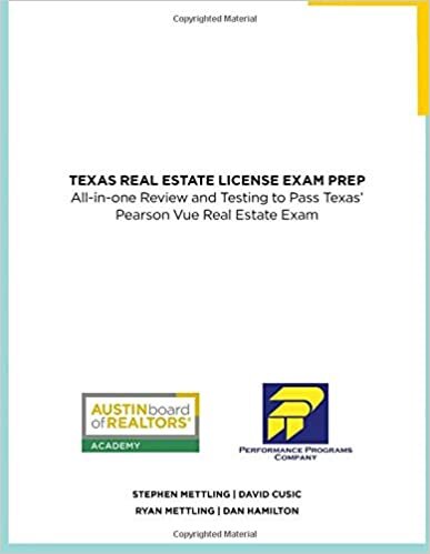 Texas Real Estate License Exam Prep - Austin Board of Realtors Edition