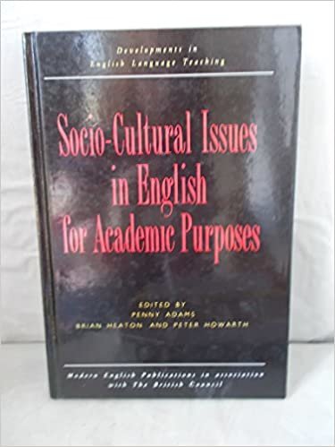 Socio-Cultural Issues In English For Academic Purposes (Developments in English Language Teaching)