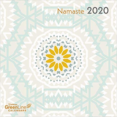 Calendar - Namaste 2020 GreenLine Mini Grid Calendar