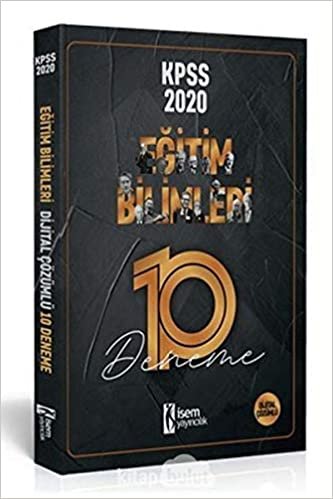 İsem 2020 KPSS Eğitim Bilimleri Dijital Çözümlü 10 Deneme