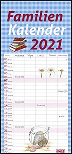 times & more Schaffner Familienplaner - Kalender 2021