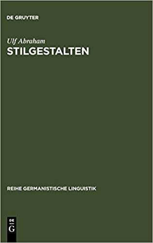 StilGestalten (Reihe Germanistische Linguistik)