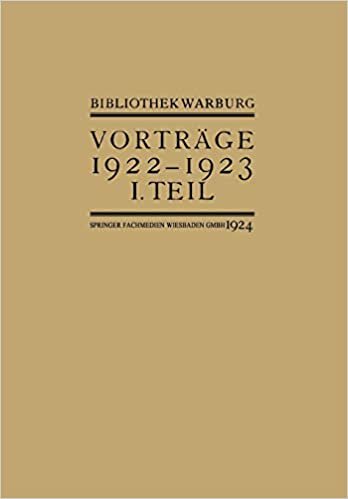 Vorträge der Bibliothek Warburg: 2