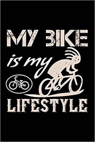Fahrrad Notizbuch my bike is my lifestyle: Notizbuch liniert 120 Seiten Din A5 Geschenk für Rennrad Fahrer, Radfahrer