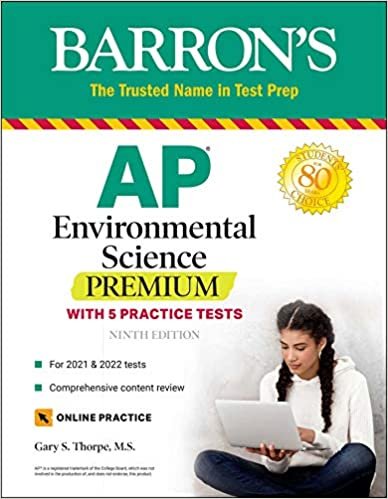 AP Environmental Science Premium: With 5 Practice Tests (Barron's Test Prep)