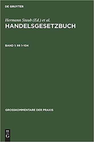 indir   Handelsgesetzbuch: §§ 1–104 (Großkommentare der Praxis): Band 1 tamamen