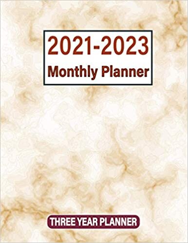 2021-2023 Three Years Planner: 3 Year Calendar, Agenda, Journal ...Three Year Organizer with 36 Months Spread View