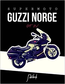 SuperMoto Guzzi Norge GT 8V Notebook: for boys Notebook Composition Book, Dream Cars Lamborghini Journal / Diary / Notebook, Lined ,Ruled, (8.5" x 11") Large