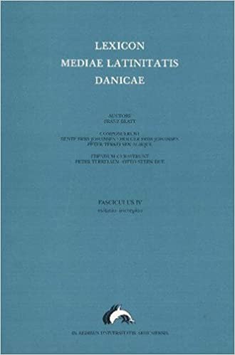 Lexicon Mediae Latinitatis Danicae 4: Evitatio -- Increpito: No. 4