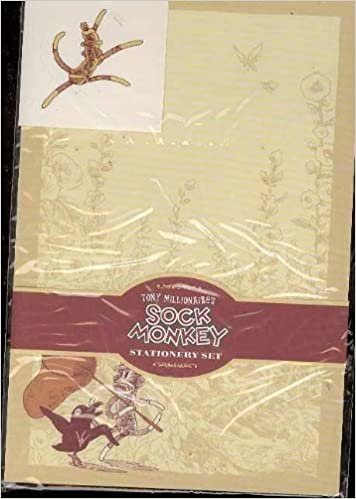 Tony Millionaire's Sock Monkey Stationery Set [With Sticker(s) and 6 Envelopes]: Tony Millionaire Sock Monkey