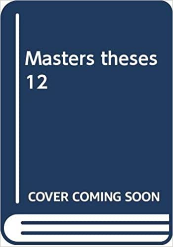 Masters theses 12