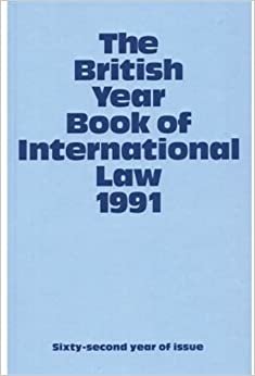 The British Year Book of International Law, 1991: 062 indir