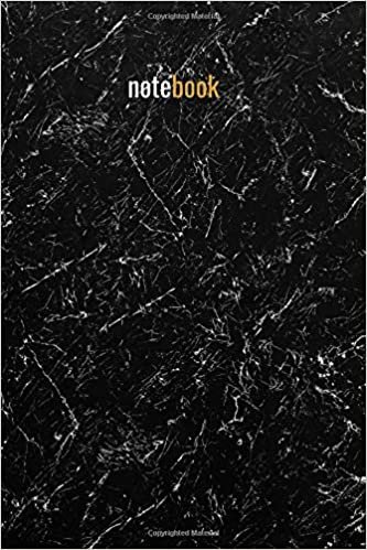 Notebook: Black Marble Notes: Traveler Style Journal Blush Marble Notebook, Marble Style Cover, 110 Lined Pages, 6x9