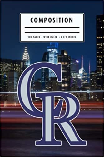 New Year Weekly Timesheet Record Composition : Colorado Rockies Notebook | Christmas, Thankgiving Gift Ideas | Baseball Notebook #12