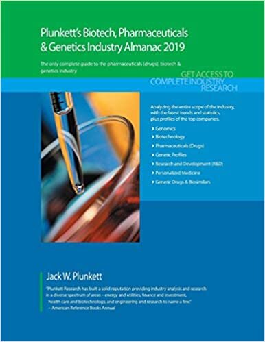 Plunkett's Biotech, Pharmaceuticals & Genetics Industry Almanac 2019 (Plunkett's Industry Almanacs)