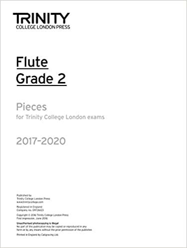 Trinity College London: Flute Exam Pieces Grade 2 2017 to 2020 (part only) indir