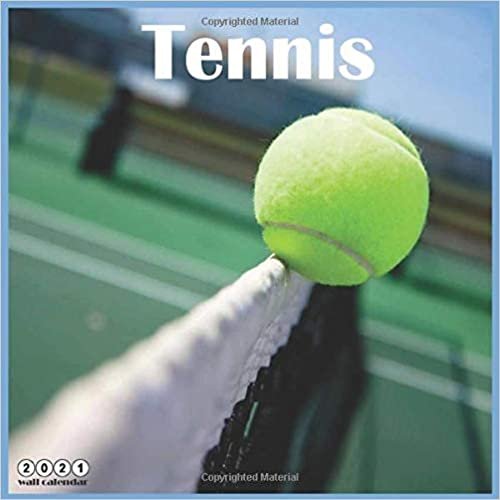 Tennis 2021 Calendar: Official Tennis Sport Wall Calendar 2021, 18 Months