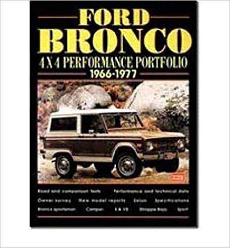 Ford Bronco 4X4 Perf Port 1966-1977